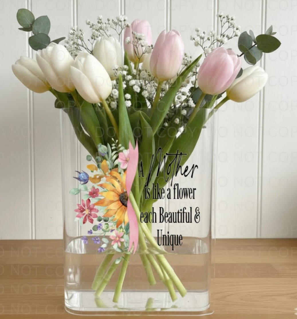 Acrylic book vases