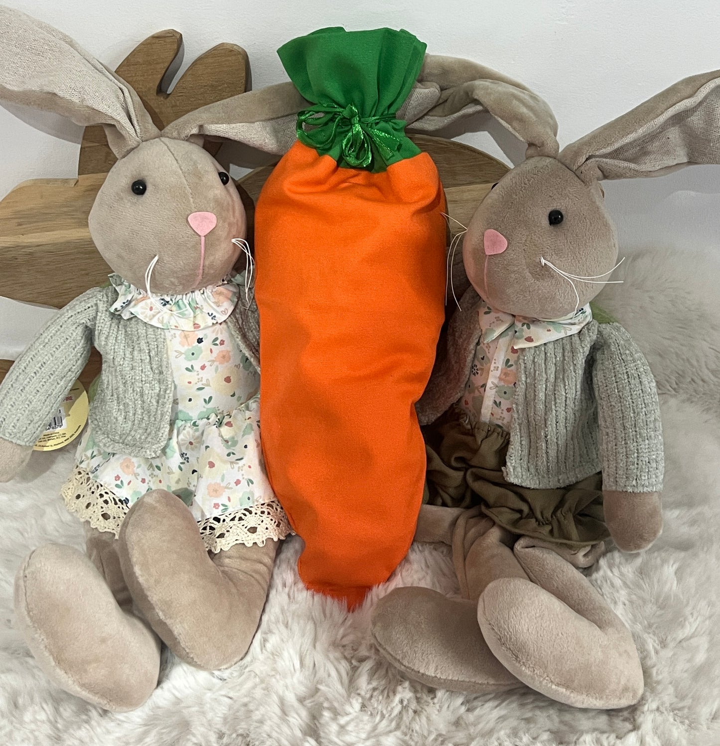 Easter giant carrot treat bag