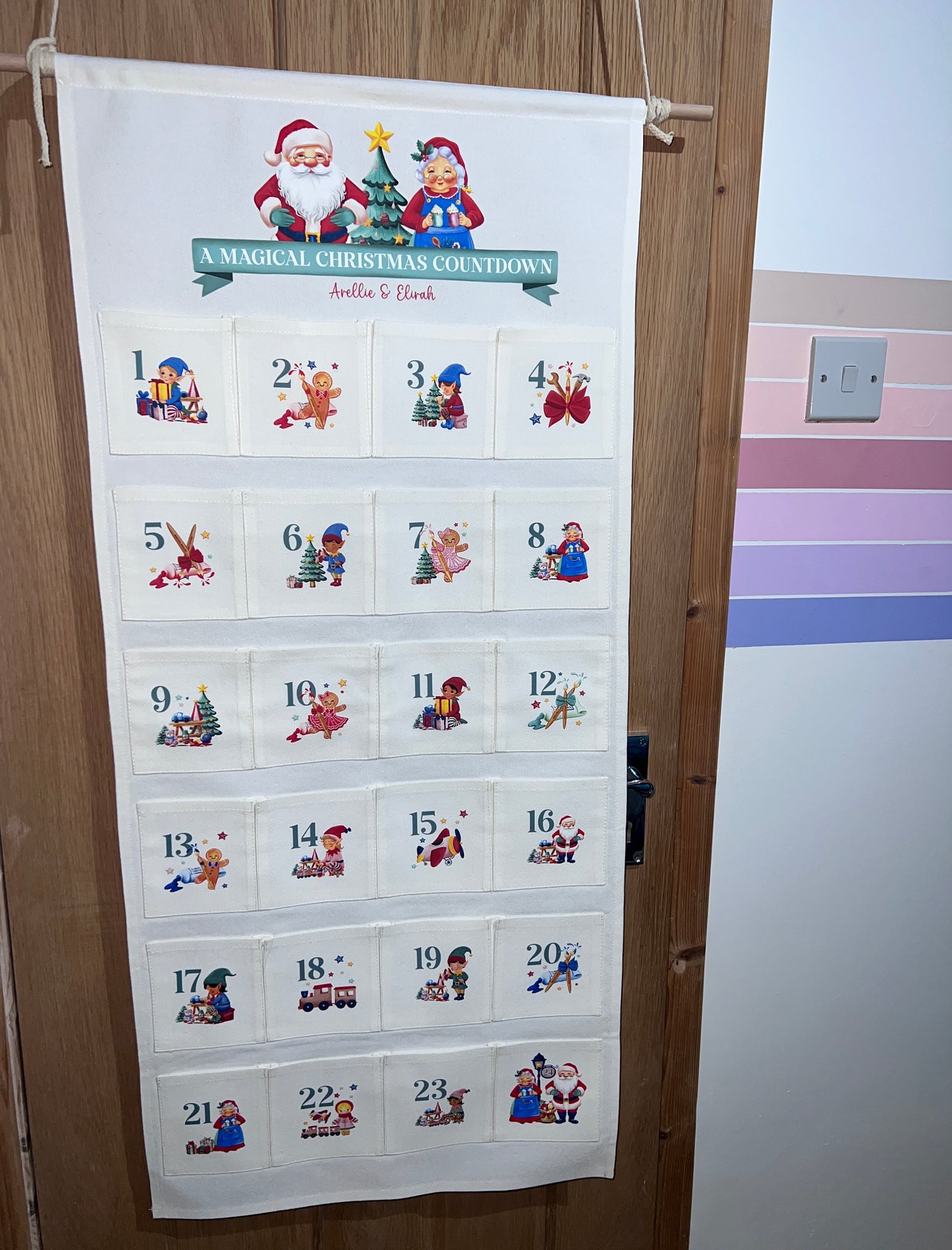 Advent calendars - sublimation canvas