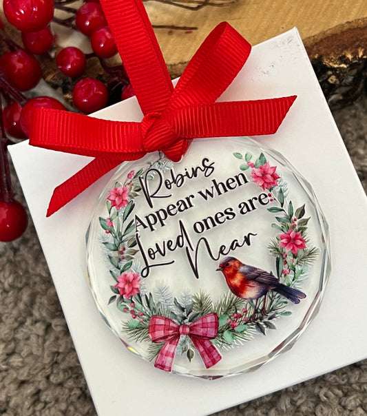 UVDTF -Robins appear Christmas decal 6.5cm