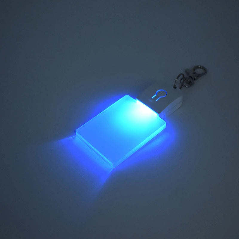 Led multi colour flashing keyrings-Square