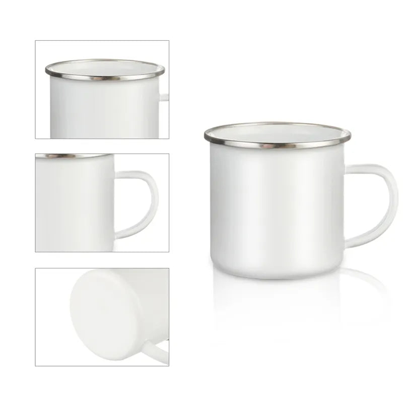 Enamel sublimation mug 12oz