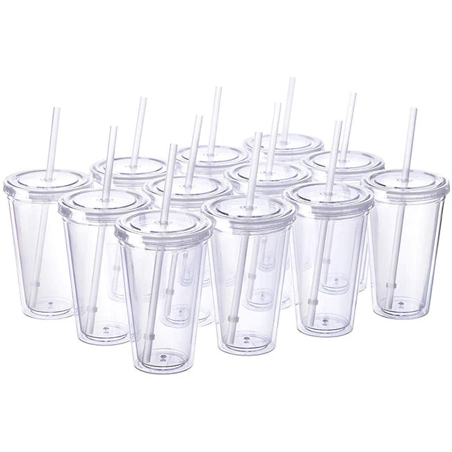 Acrylic double wall 24oz tumbler PACK OF 4 in stock