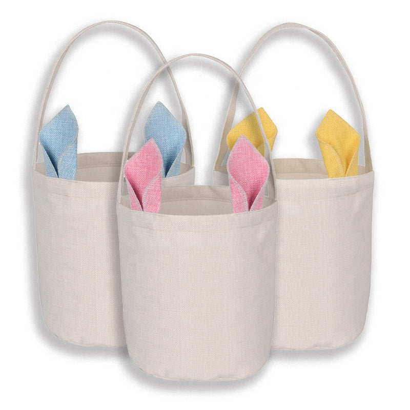 Easter Linen bucket bags