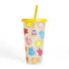 Plastic 24oz bunny tumbler-colour change