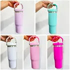 Stainless sublimation Insulated 30oz flip straw