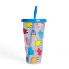 Plastic 24oz bunny tumbler-colour change