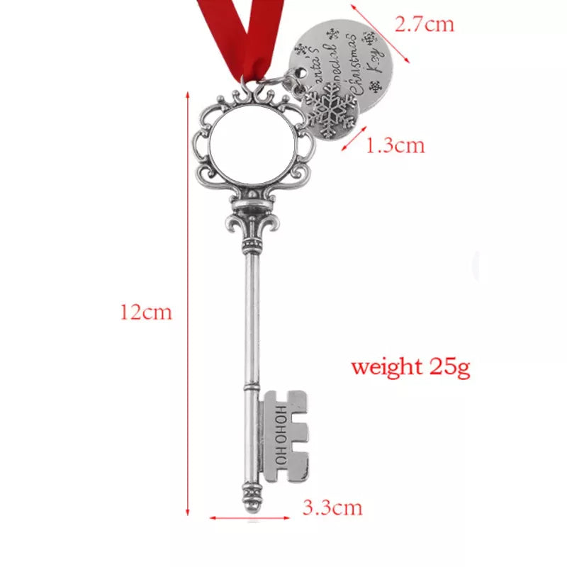 Santa double sided sublimation magic key