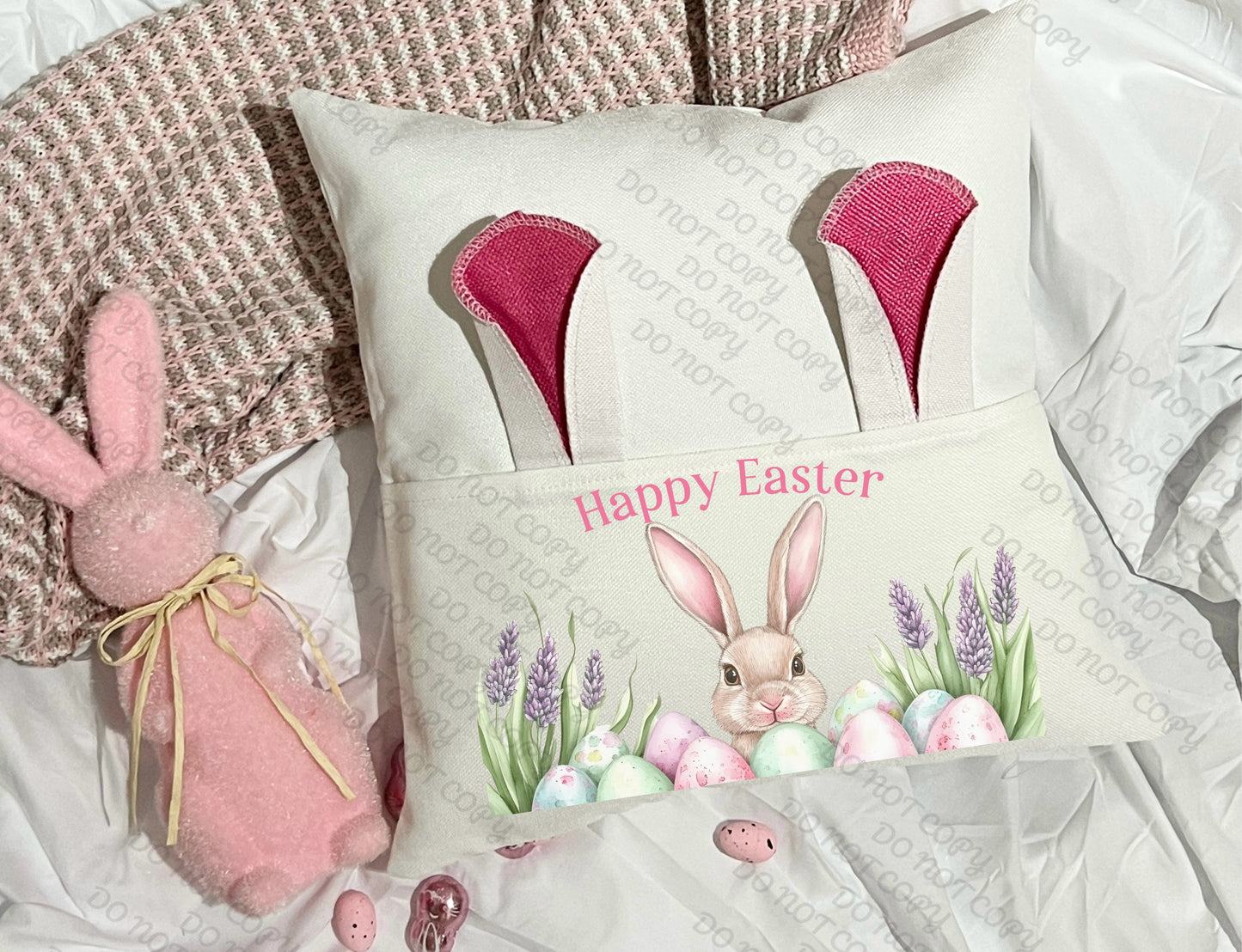 Easter book cushion cover