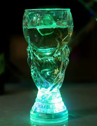 World cup LED tumbler Plastic