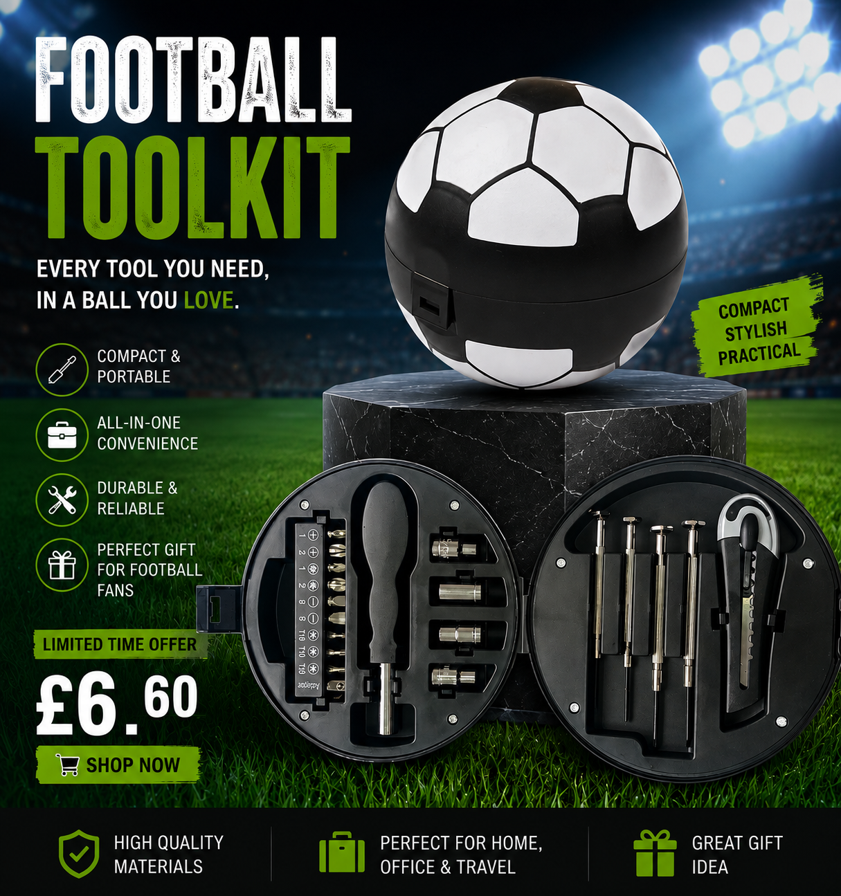 Tool kit- Football shape