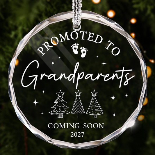 Crystal glass ornament 65mm