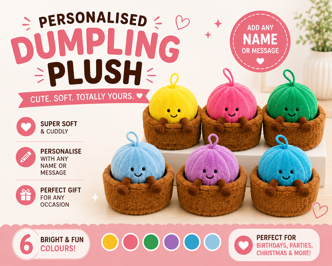 Dumpling plushy
