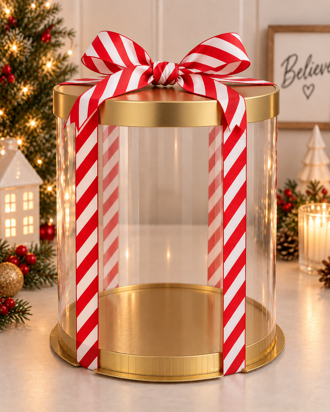 Ribbons Candy stripe 25mm