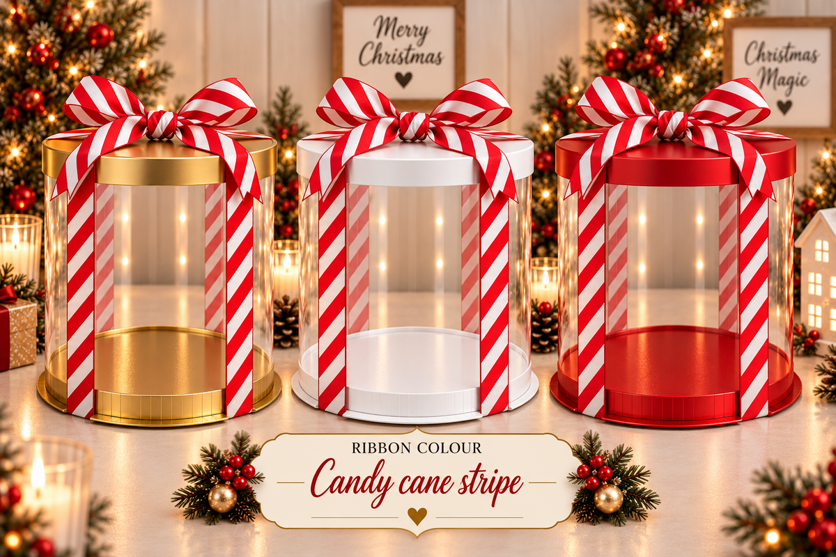 Ribbons Candy stripe 25mm