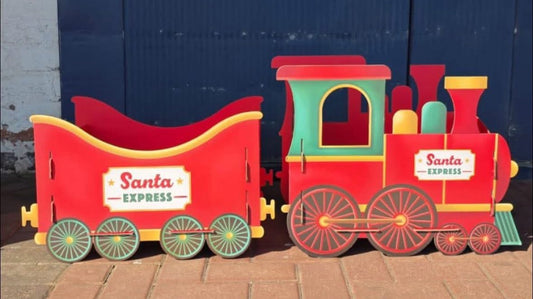 Santa train and carriage