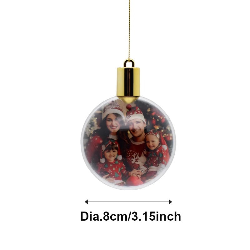 LED sublimation baubles