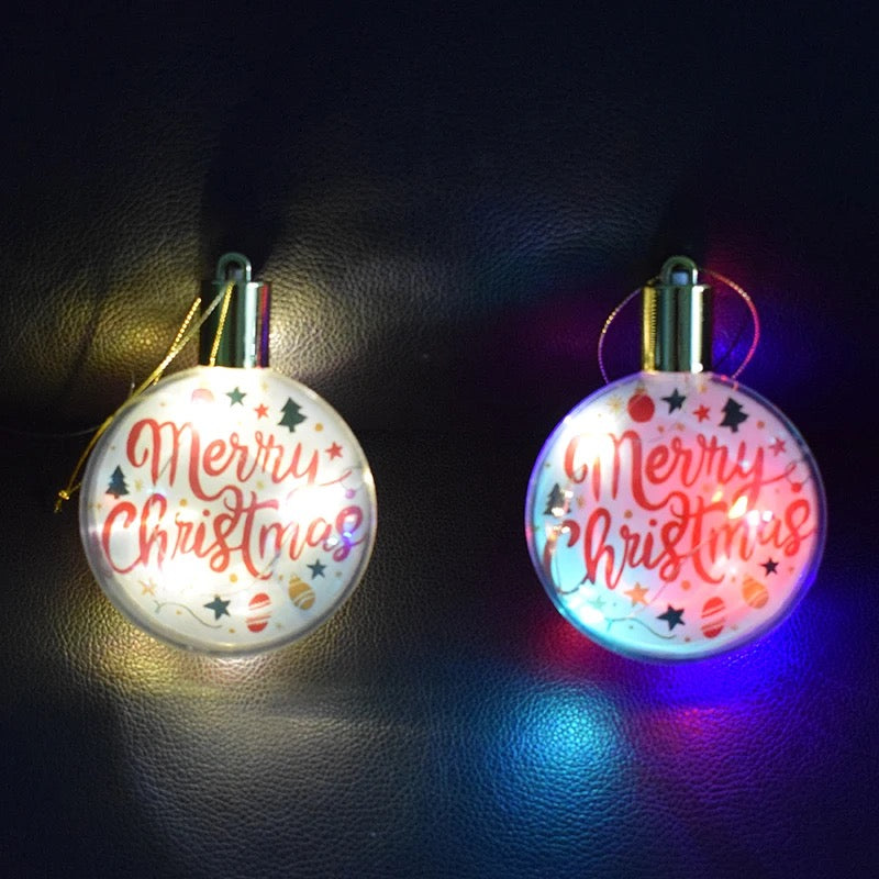 LED sublimation baubles