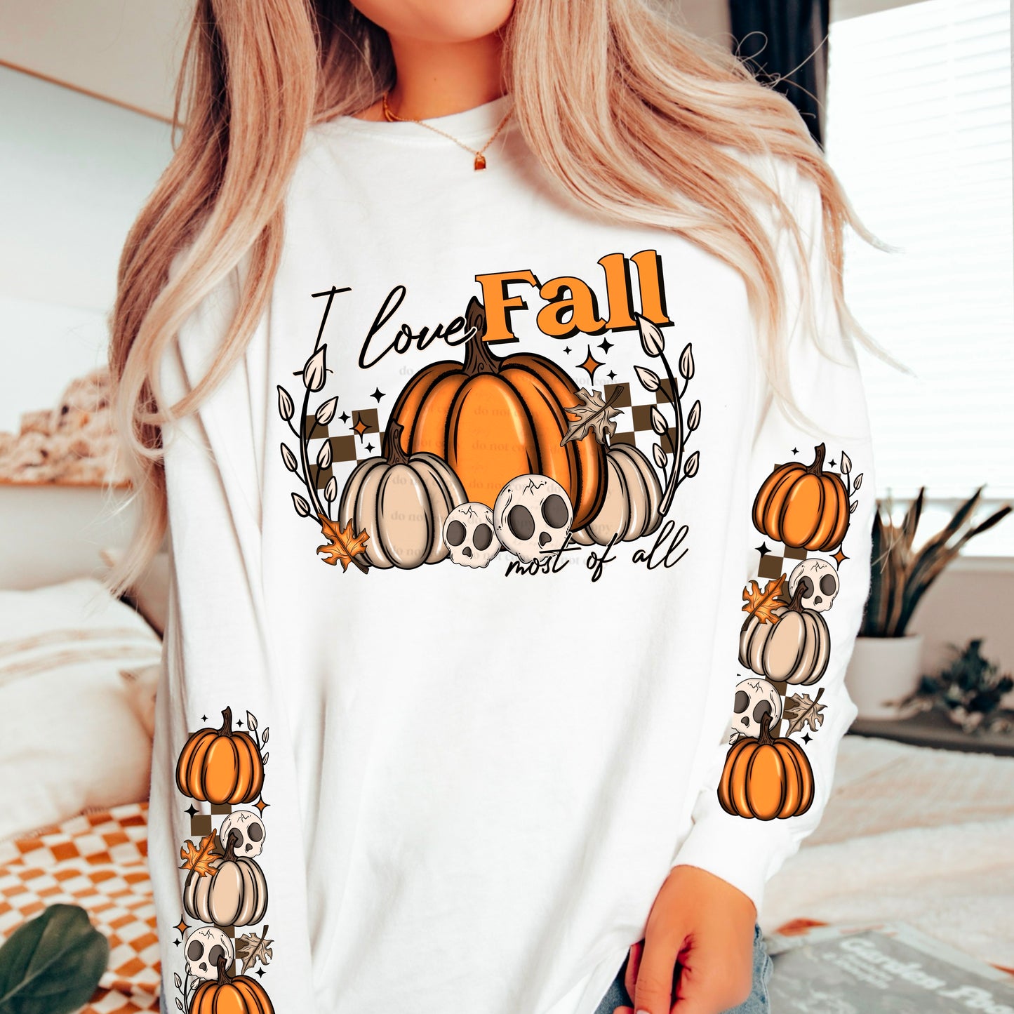 I love fall - single sublimation print