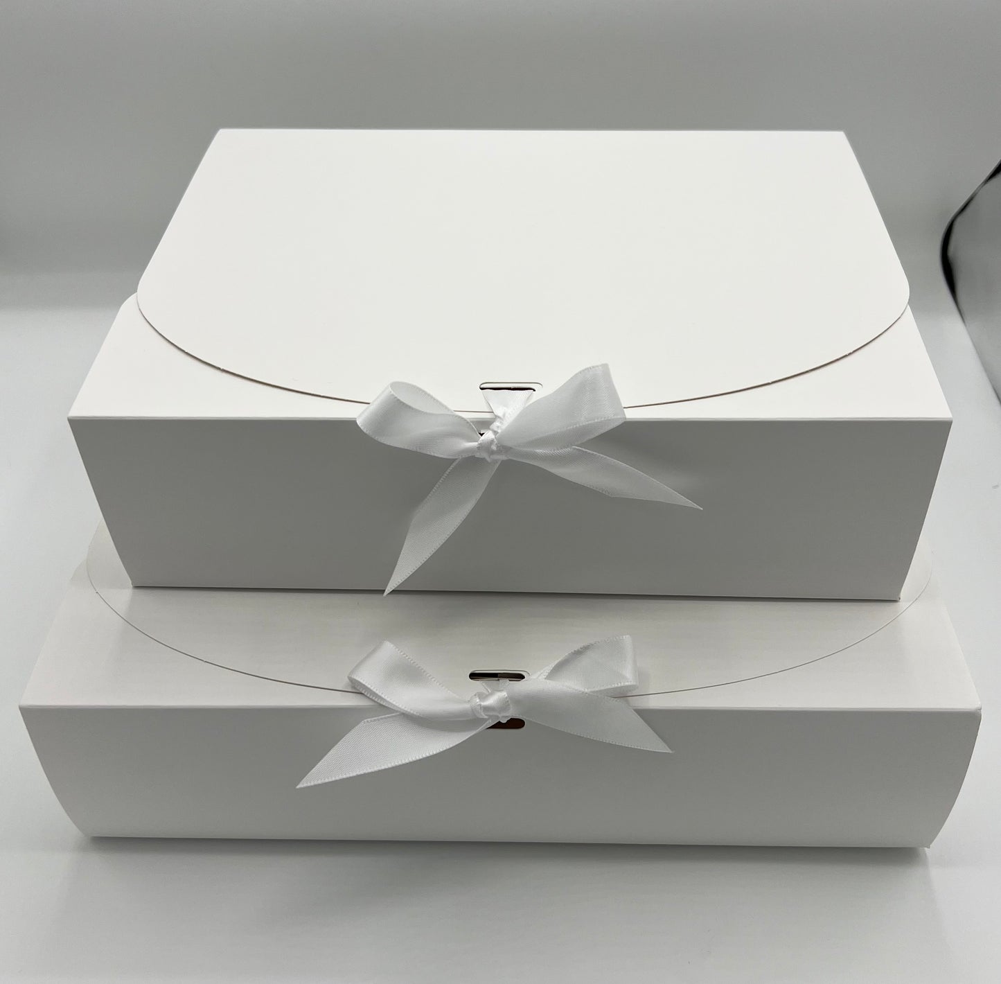 White gift boxes