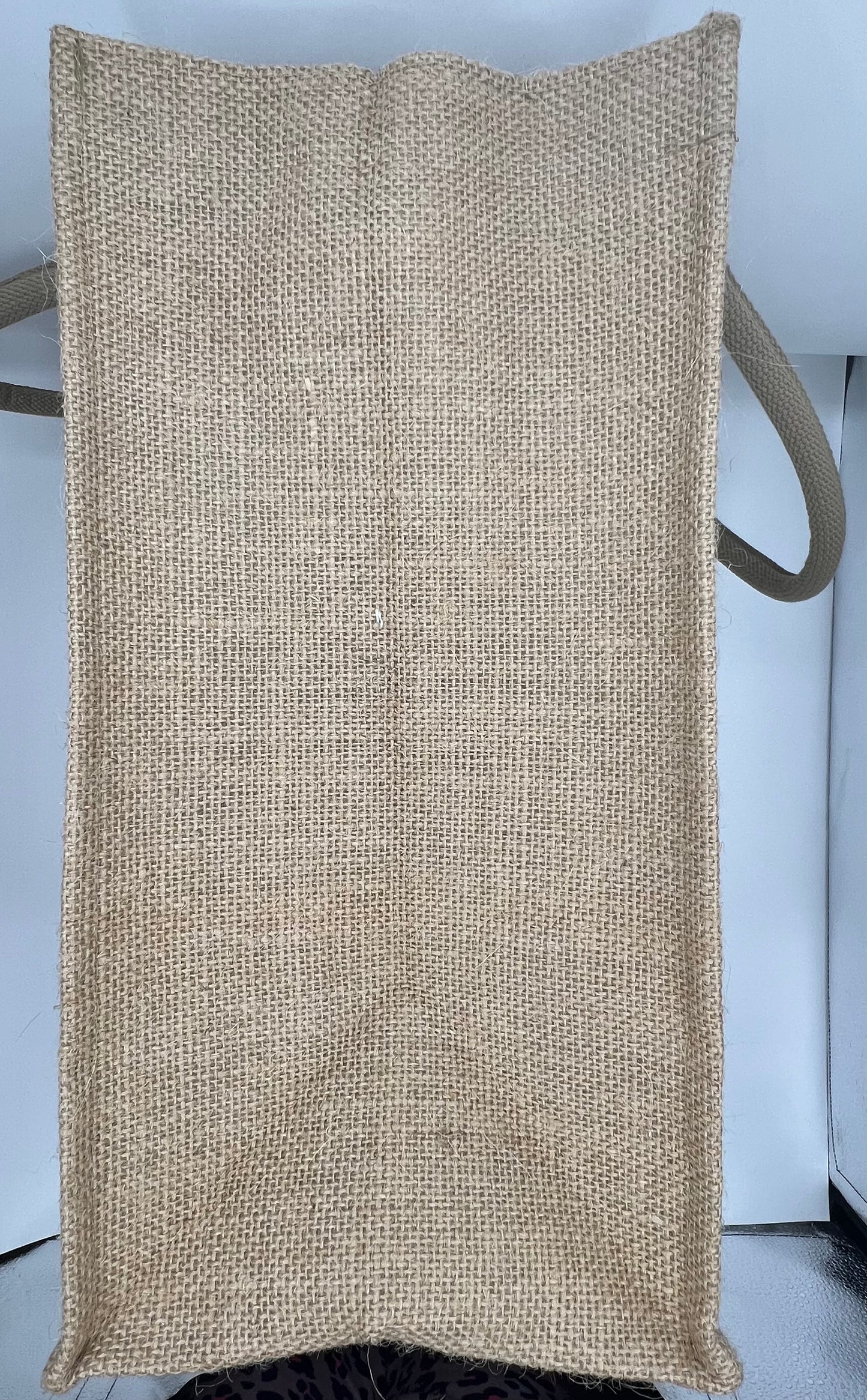 Zipper jute totes