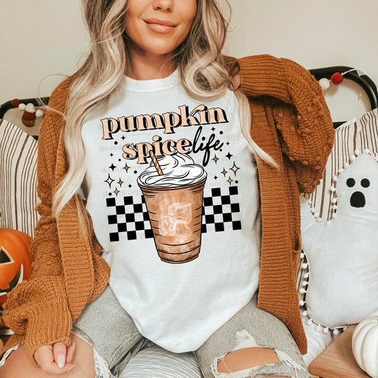 Pumpkin spice life - single sublimation print