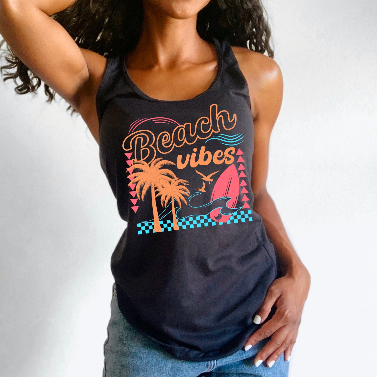 Beach vibes - single sublimation print