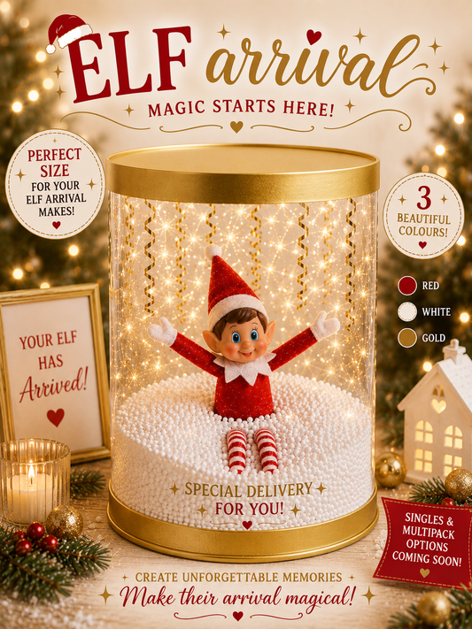 Cylinder Cake box - Gold