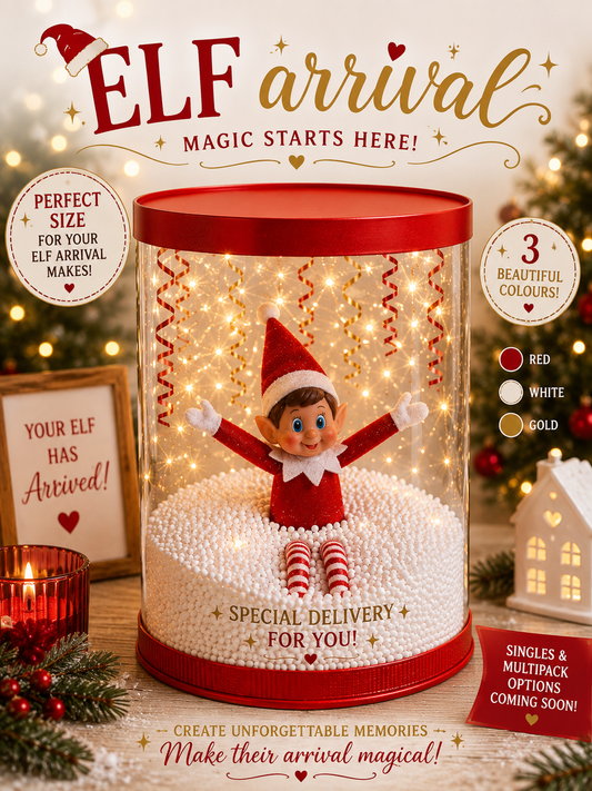 Cylinder Cake box - Red