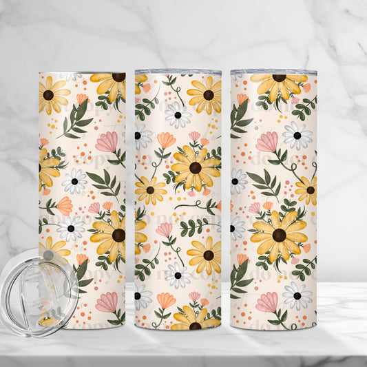 florals wrap - 20oz print