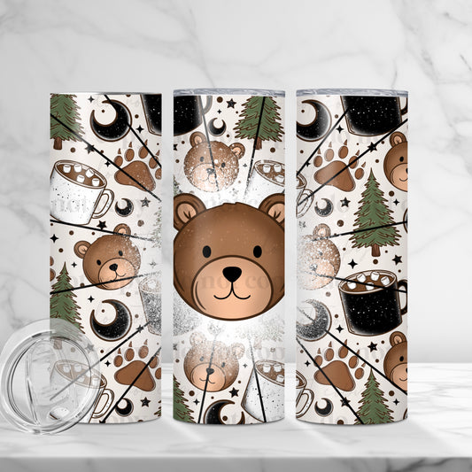 Bear camping wrap - 20oz print