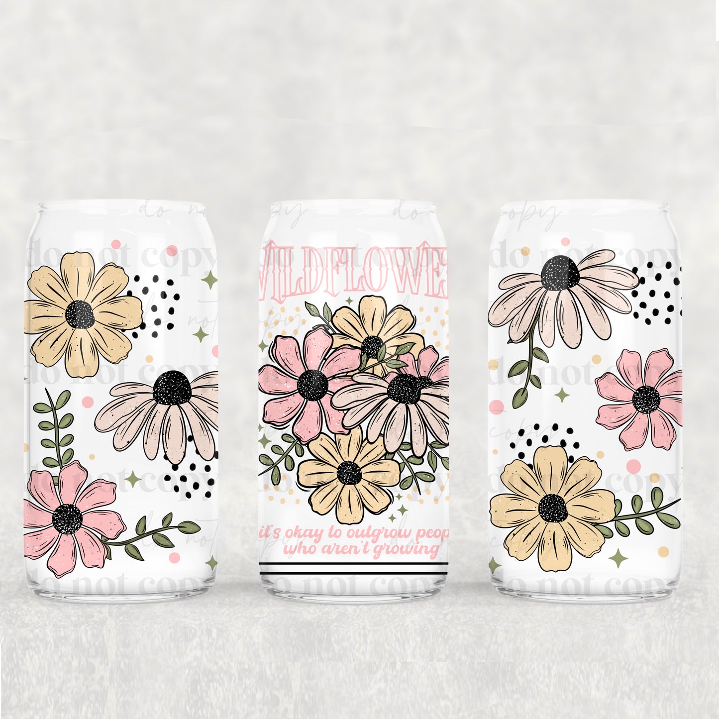 Wildflowers 16oz wrap