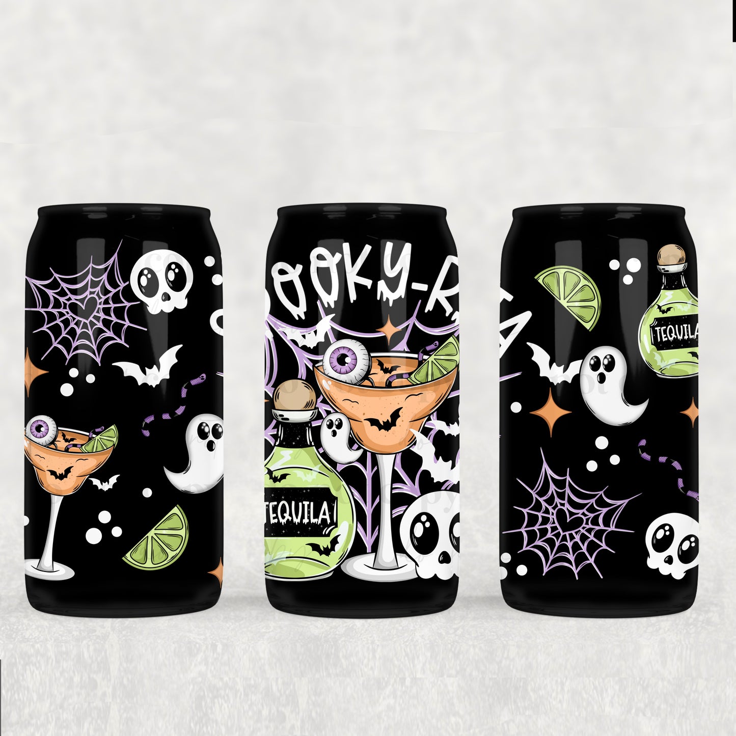 Spooky Rita white 16oz wrap