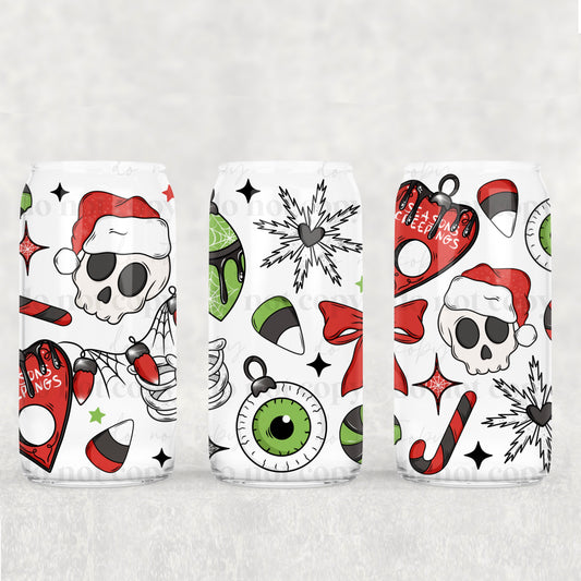 Creepy Christmas 16oz wrap