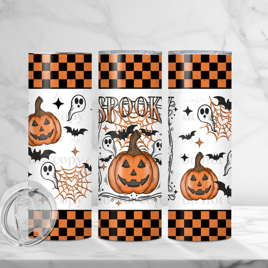 Spooky tumbler wrap - 20oz print