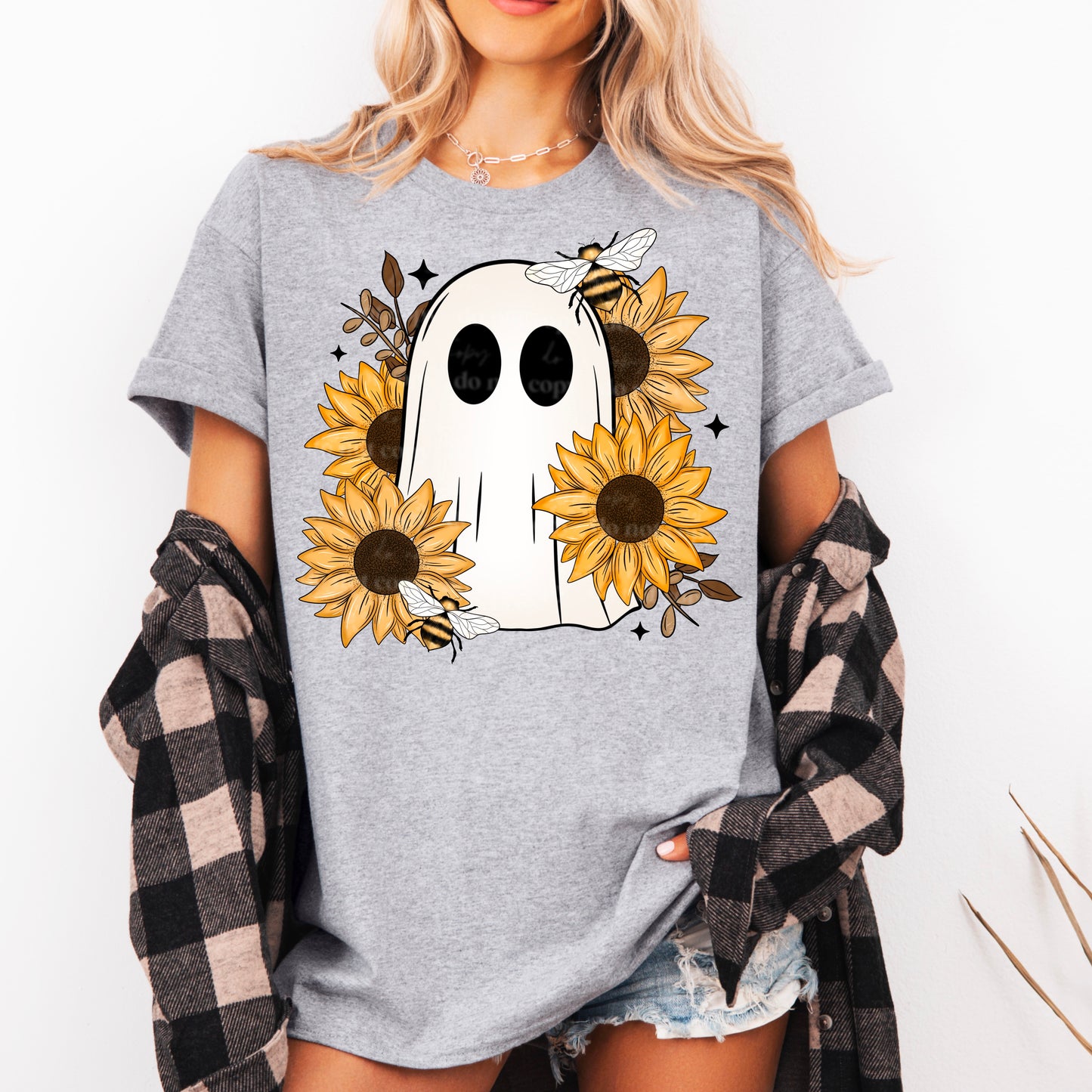 Sunflower ghost - single sublimation print