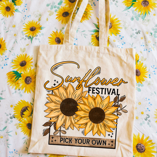 Sunflower festival - single sublimation print