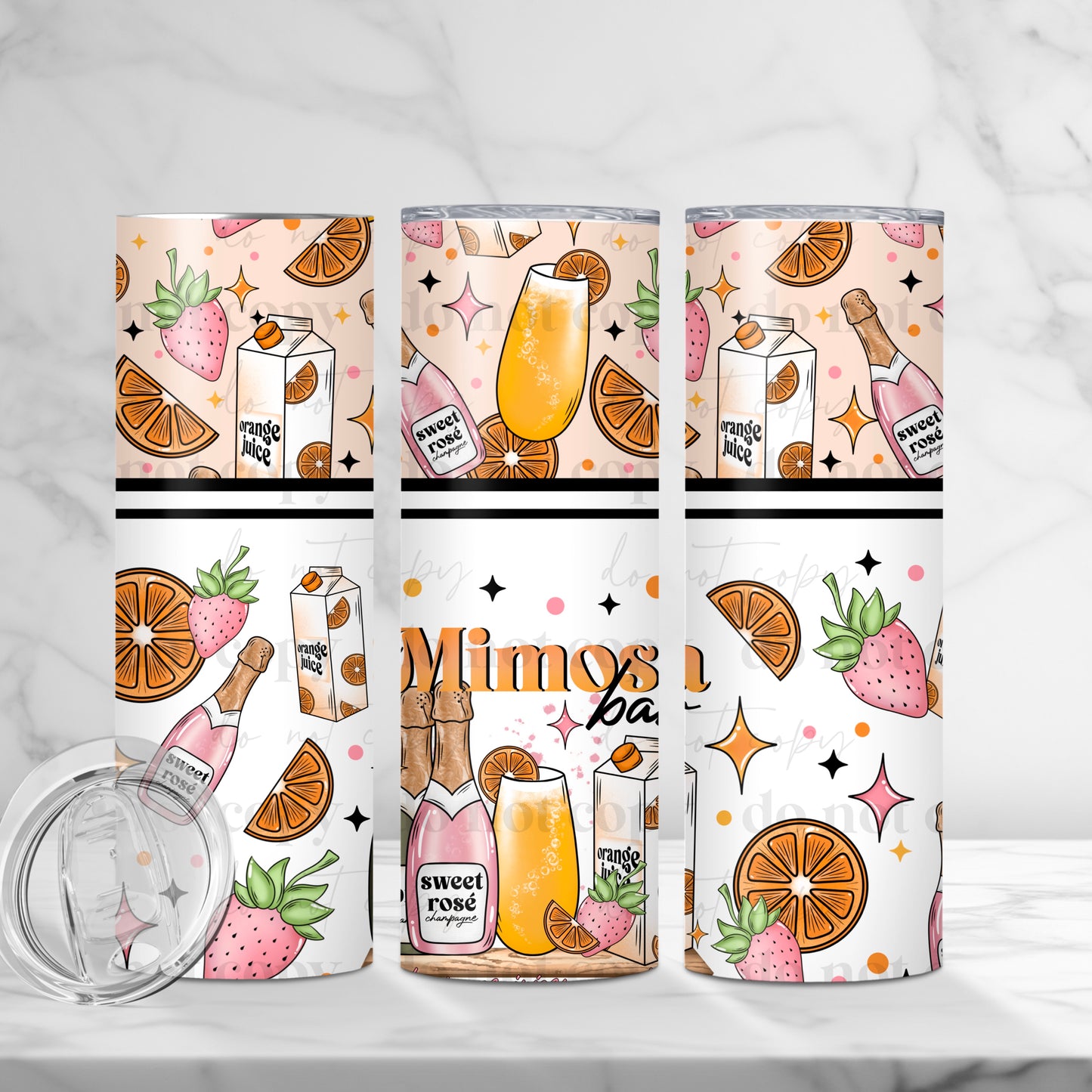 Mimosa wrap - 20oz print