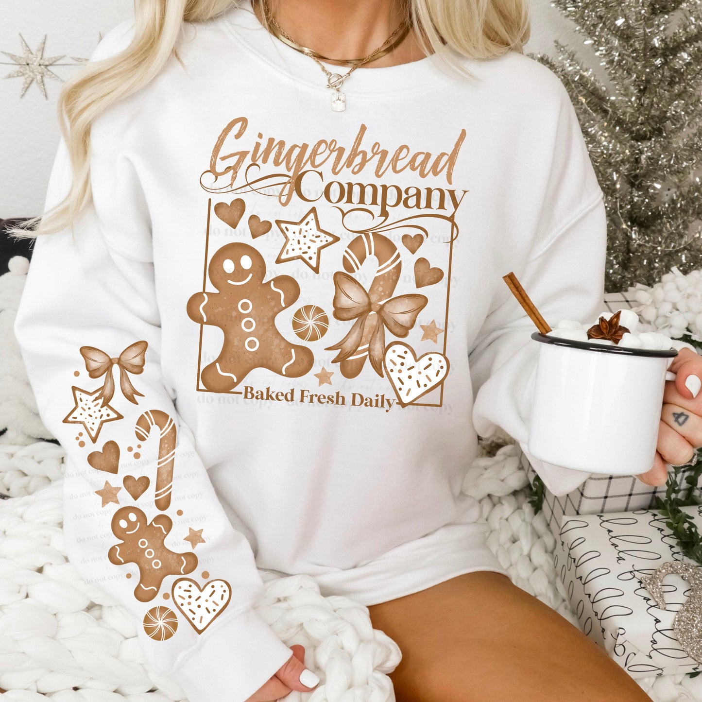 Gingerbread company UV-DTF (solid substrates) decal