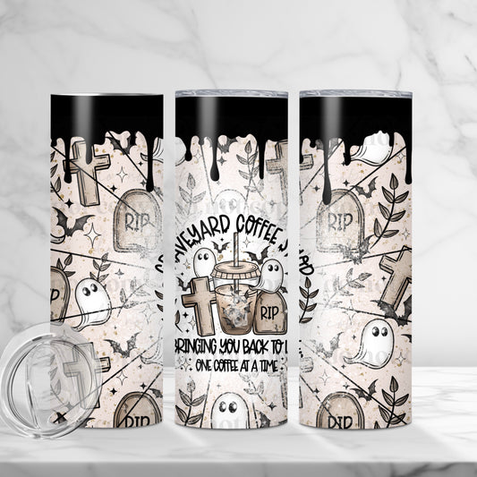 Graveyard coffee wrap - 20oz print