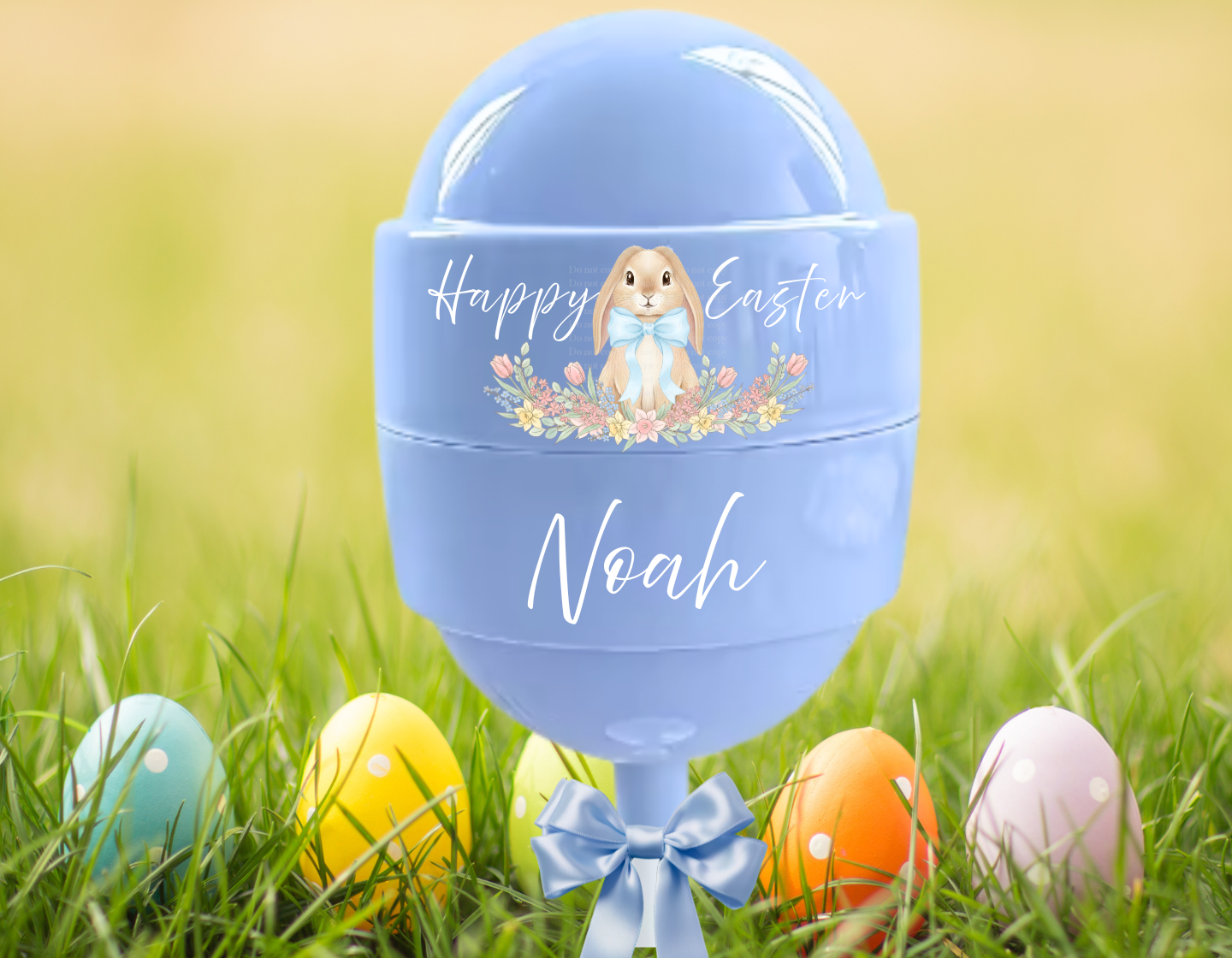 UVDTF lollipop decal-Lop blue bunny