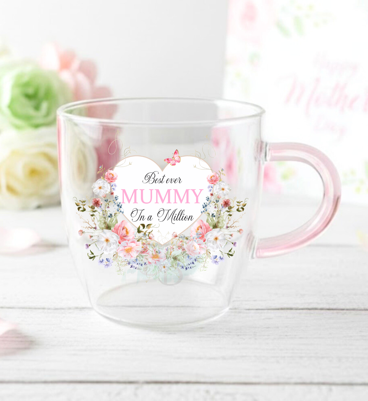 UVDTF-Mothers day floral heart - Best Ever...