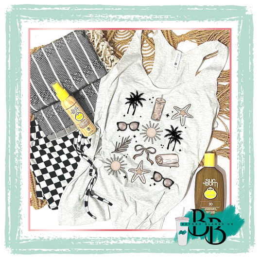 DTF- Neutral beach grid