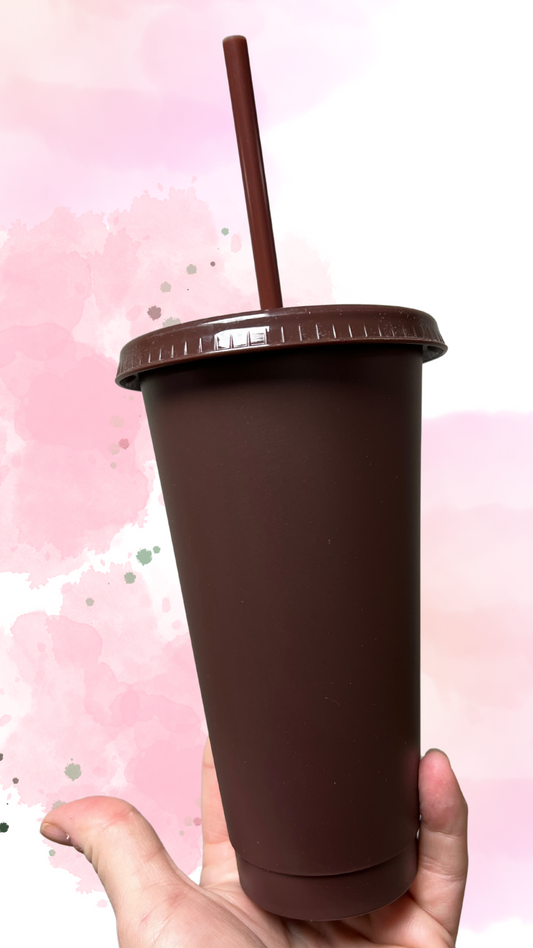 Plastic tumbler- chocolate #14