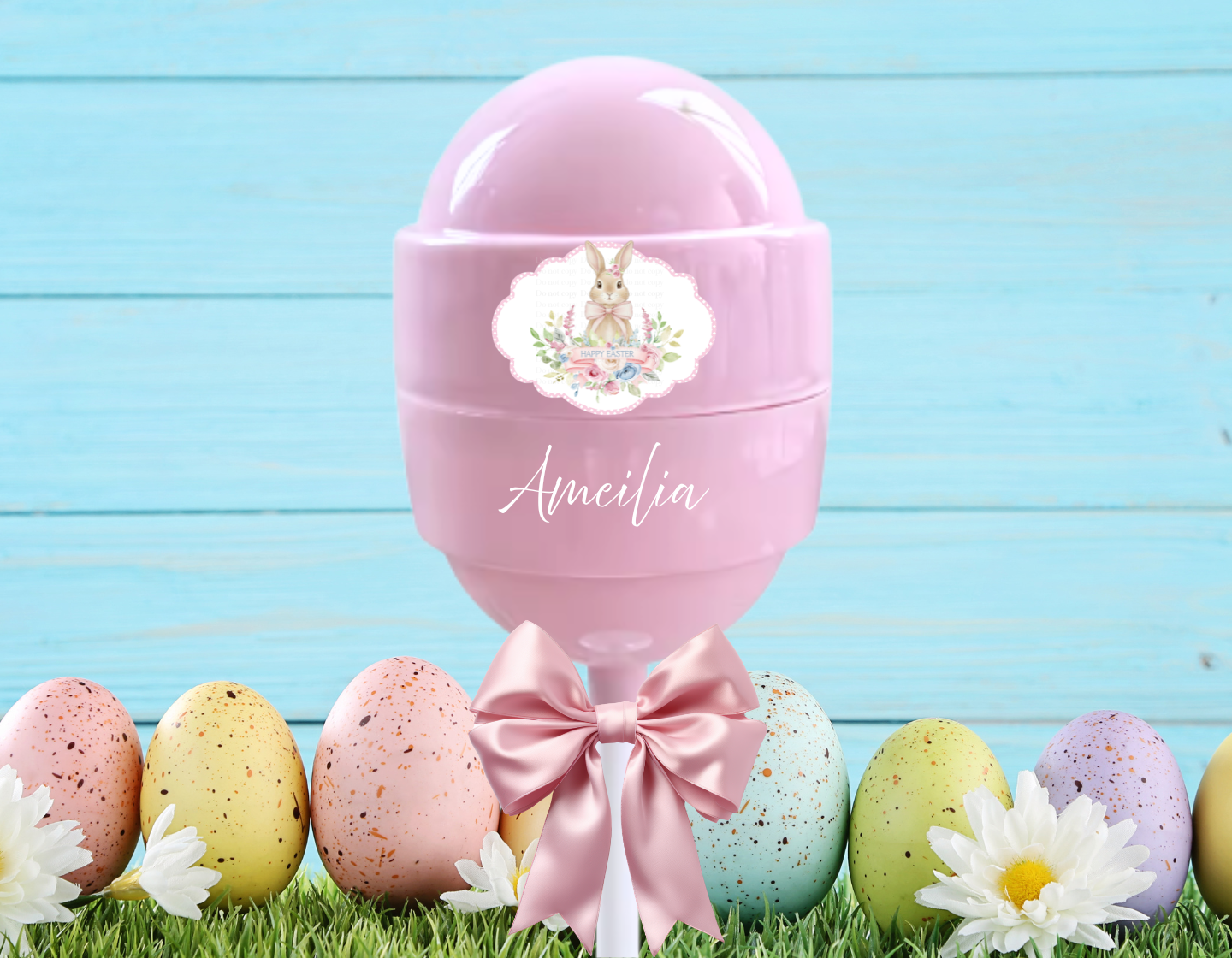 UVDTF lollipop decal-Pink floral