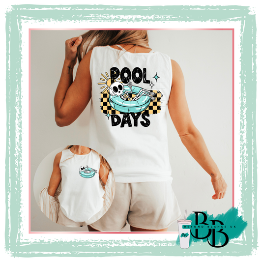 DTF-Pool days blue - spine & pocket