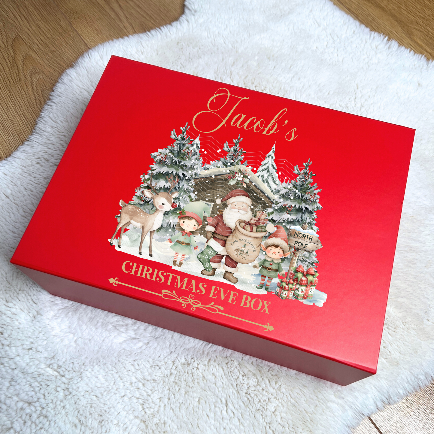 Magnetic box Red without ribbons