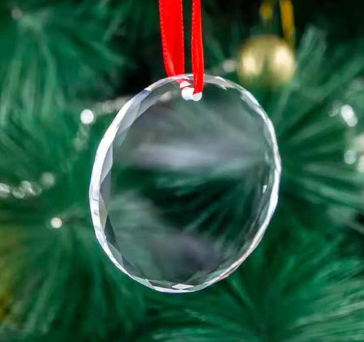 Crystal glass ornament 60mm