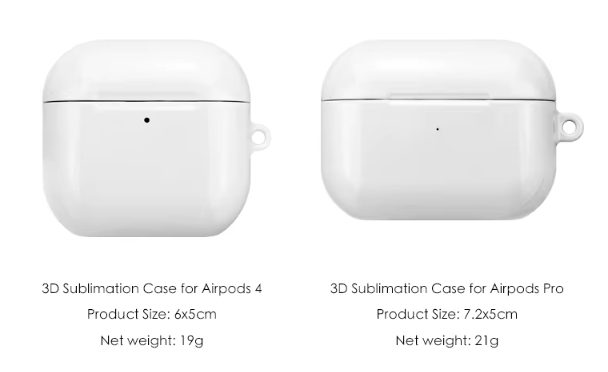 3D Full-Wrap Sublimation Starter Kit for Apple AirPods Pro 3