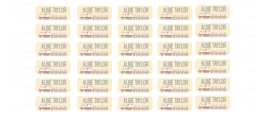 UVDTF Name tags- Trains
